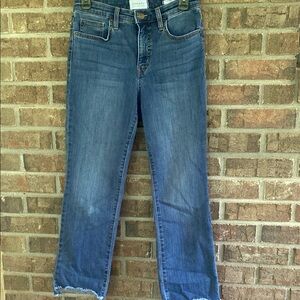 Crown & Ivy Blue Straight Leg Jeans